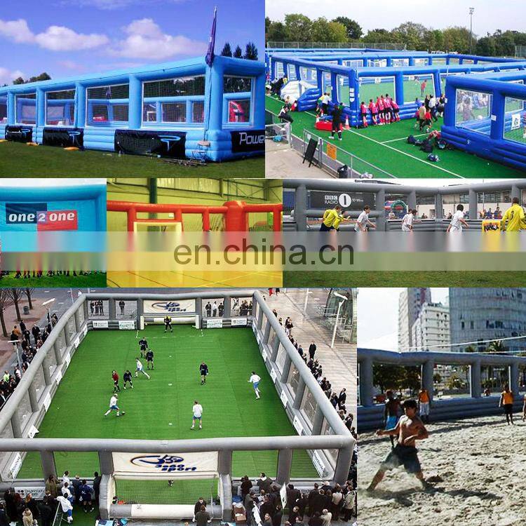 Portable Shooting Targets Inflatable Soap Water Polo Field Inflatable Indoor Rugby Soccer Football Field for Sale