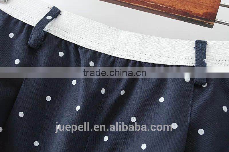 OEM guangzhou clothing 2015 new fashion dot print long skinny jeans pants