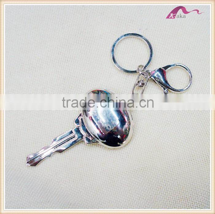 Wholesale Crystal Key Shape Keychain With Car Logo