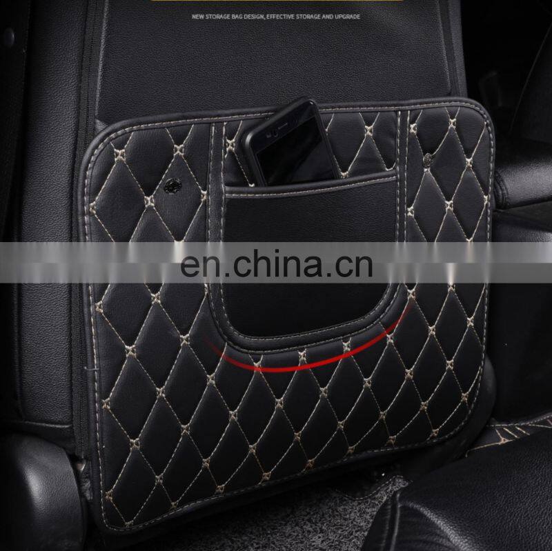 Back Seat Protector Car Seat Kids Baby Kick Mat Auto Cleaning Cushion Cover Set
