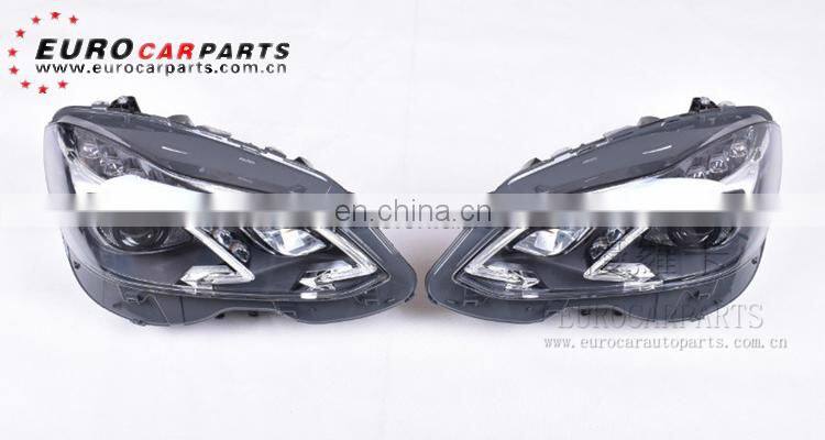 W212 E63 body kits fit for E-class W212 2009-2012 upgrade to 2016year W212 E63 body kits with lights E63 full sets