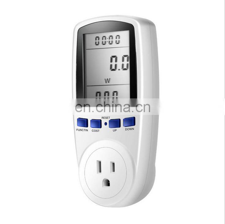 Digital Wattmet Power Meter Energy Meter Voltage Wattmeter Power Analyzer Electronic Energy Meter Measure Outlet Socket US EU