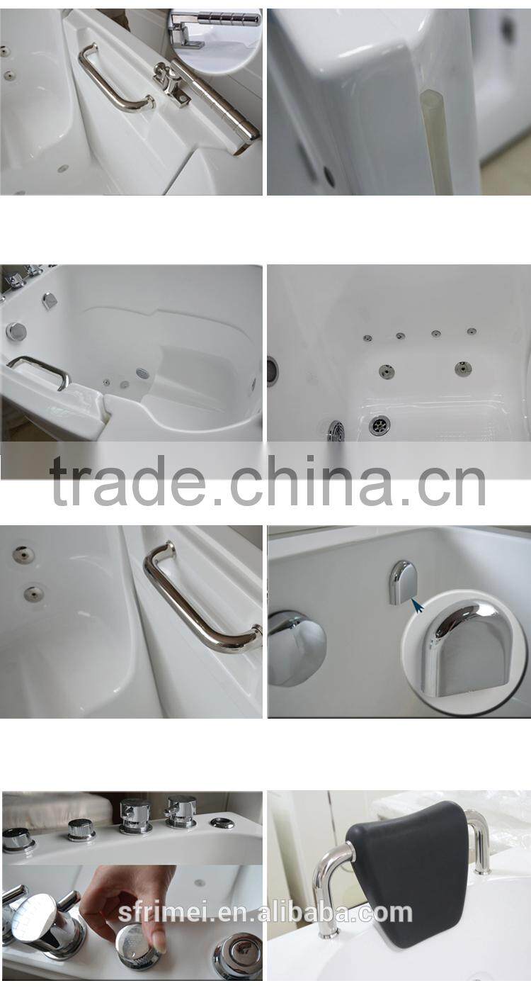 Acrylic Transparent Bahtub For Disabled Old People Bathtub