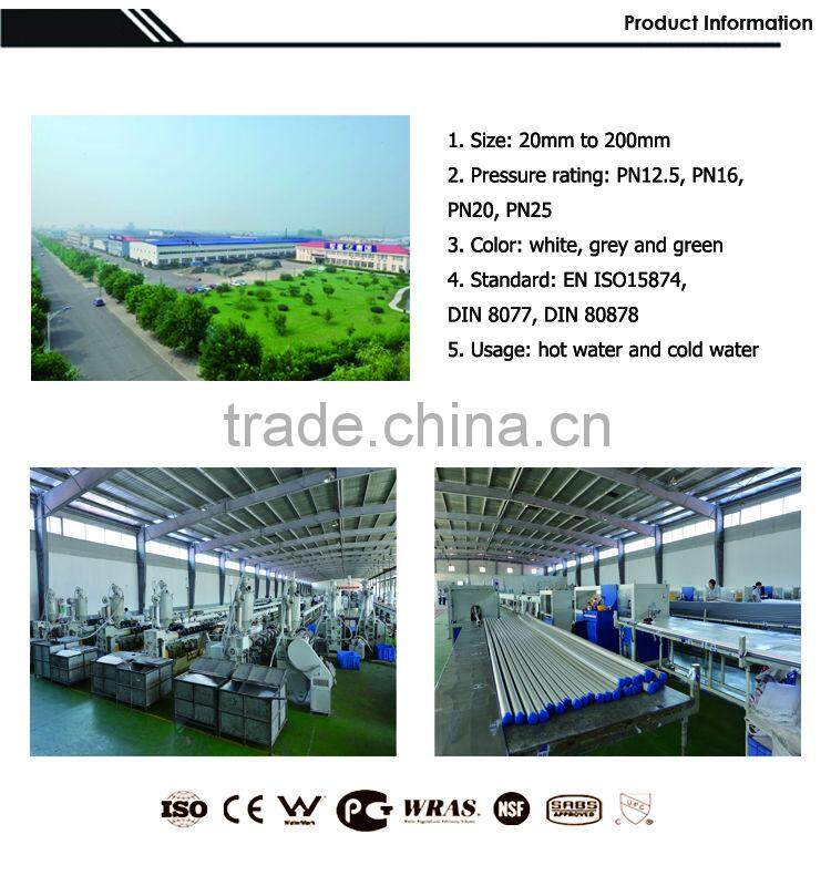 20-200mm PPR Pipe Fittings crossover fittings