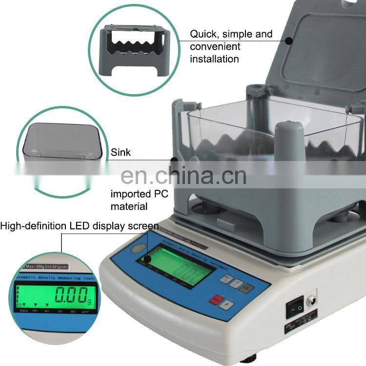 Test Result Auto Printed Professional Rubber and Plastic Densimeter