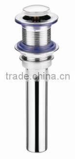 WESDA Fashion Chrome Polish Stainless Steel Push down Pop Up Washbasin Strainer Chaoan factory