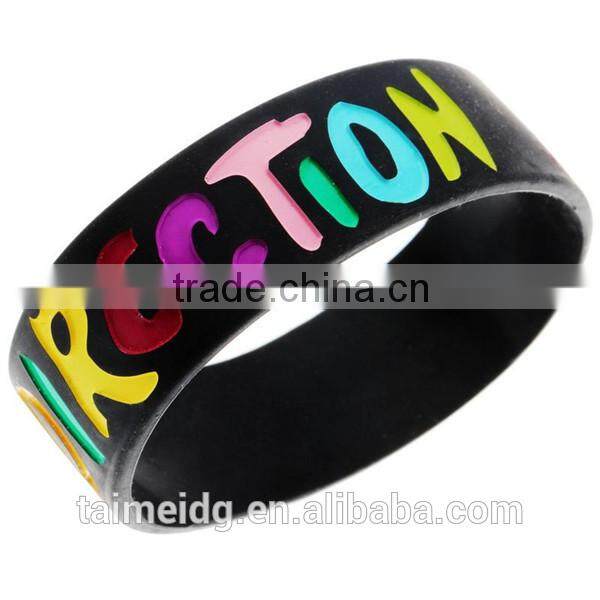 Top quality big size silicone wristband