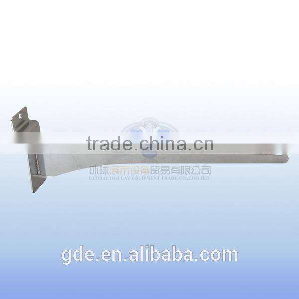 Iron bracket for wooden shelves