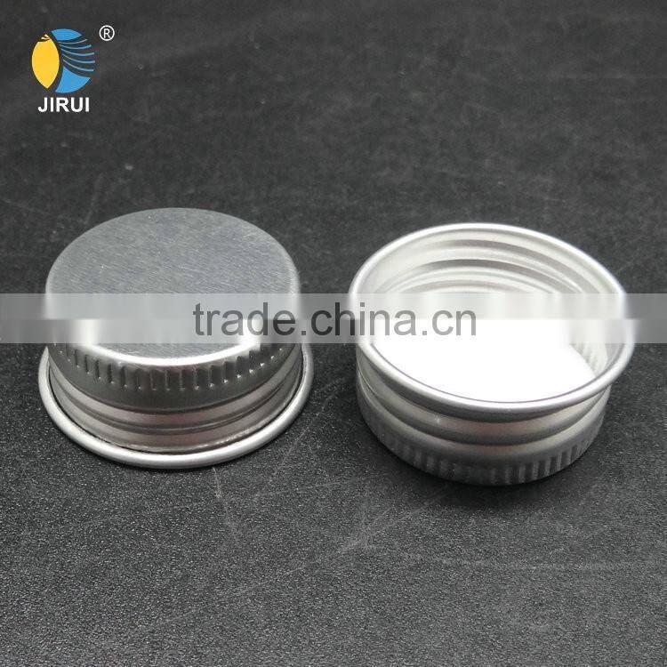 metal matte aluminum lids silver cap with different size for bottle
