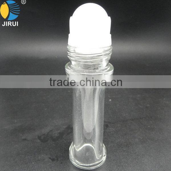 40ml Tabular Clear Roll on Glass Bottle