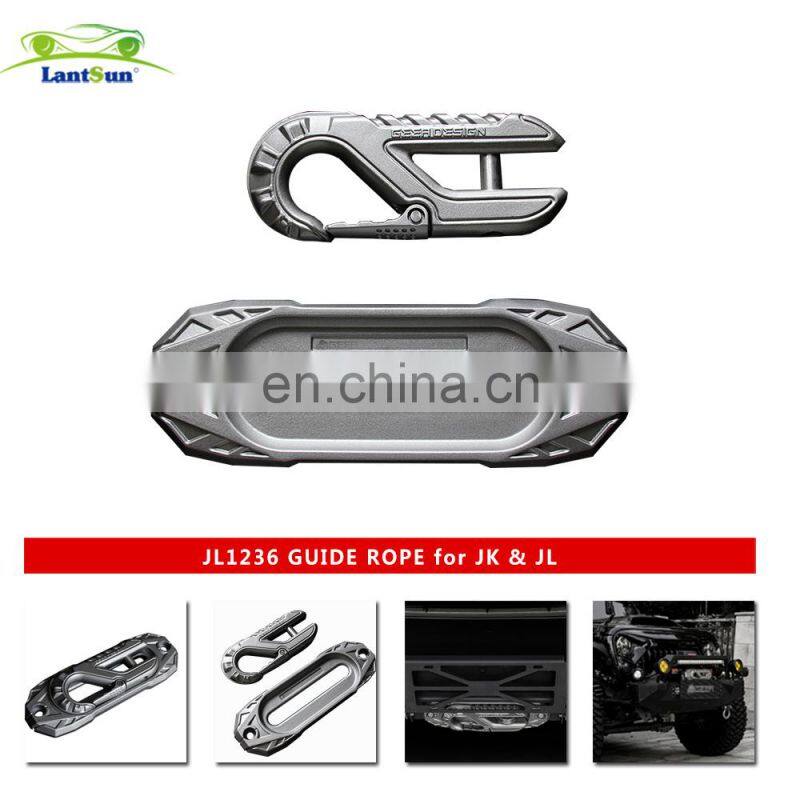 silver stainless steel car winch 4x4 roller fairlead car parts JL1236