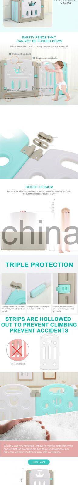 Top Quality kids garden Indoor Small Plastic Kids Slide baby Plastic fence