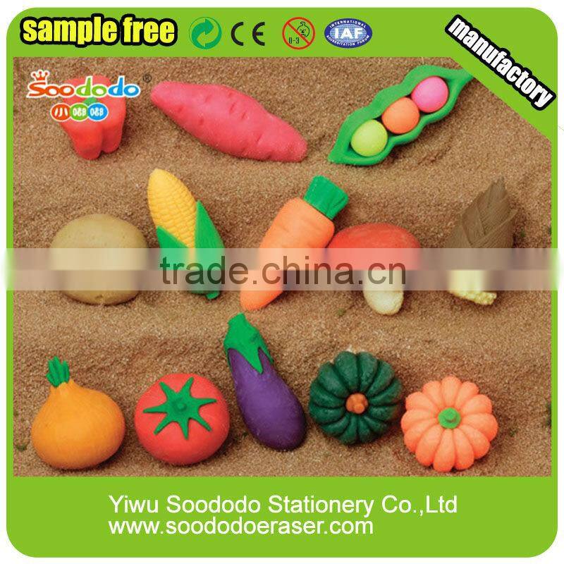 rubber Stationery fruit drawings eraser