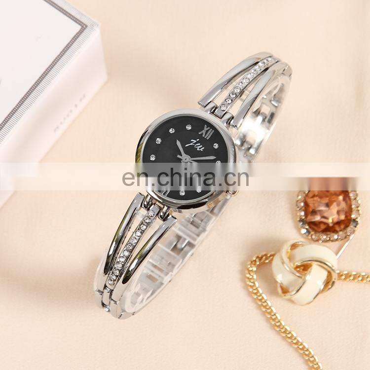 JW 3512 Guangzhou charm stainless steel quartz analog ladies diamond rose gold women watches