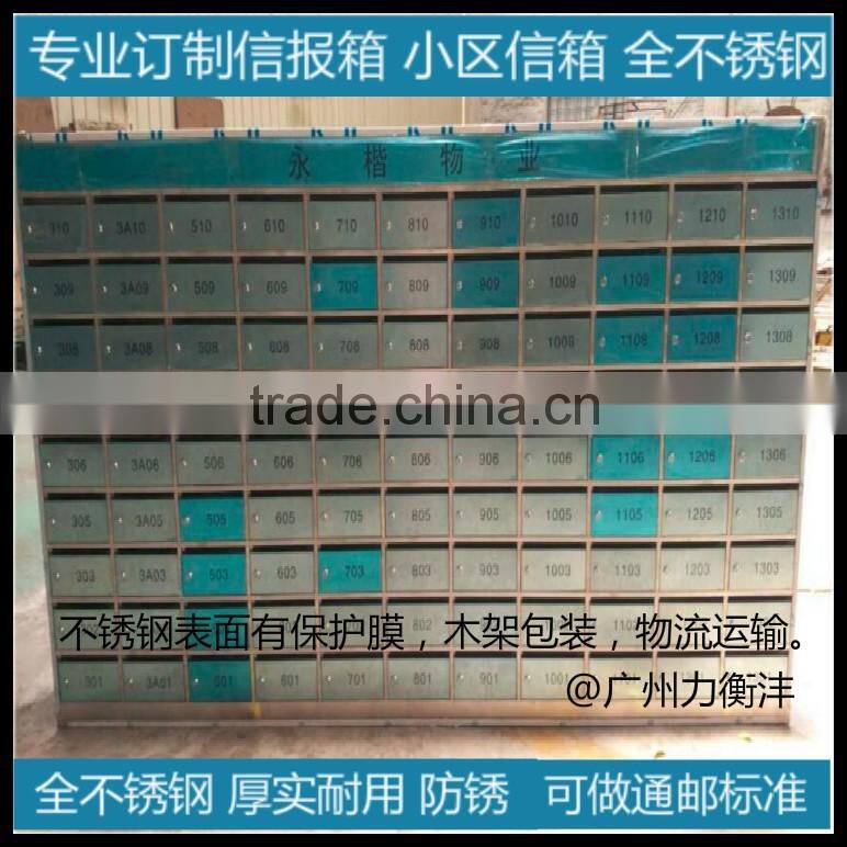 Stainless Steels Corporate Mailbox for office&appartment in door used
