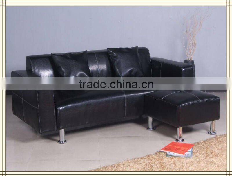 Home Furniture Leather Sectional Sofa Modern Designs Corner Sofa