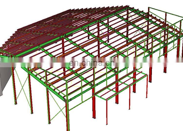 100x100 prefabricated steel structure building warehouse steel building