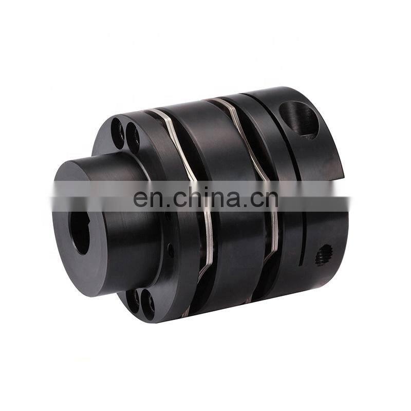 DMB series aluminum alloy high rigidity double disc with single step keyway and eight screws coupling