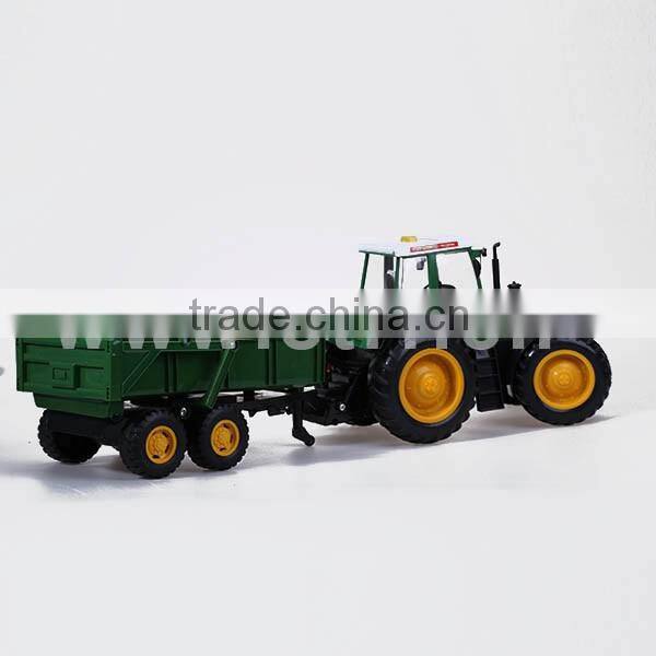 Plastic green color farm RC toys tractors