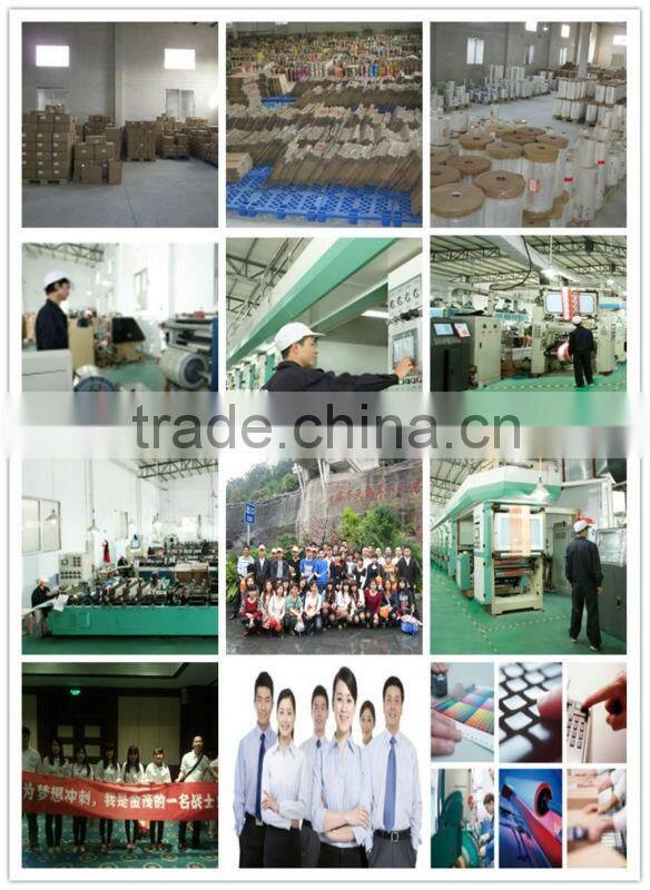 Custom printed plastic bags heat seal with zipper