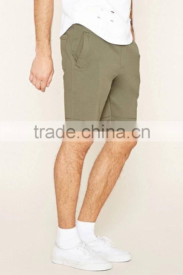 Wholesale blank sweat shorts khaki mens summer shorts