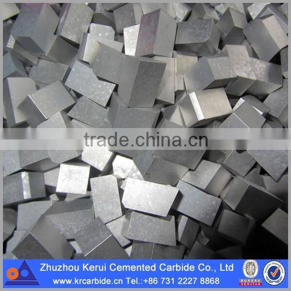 ZhuZhou brazed turning tool,brazing tip h13 grade yg6