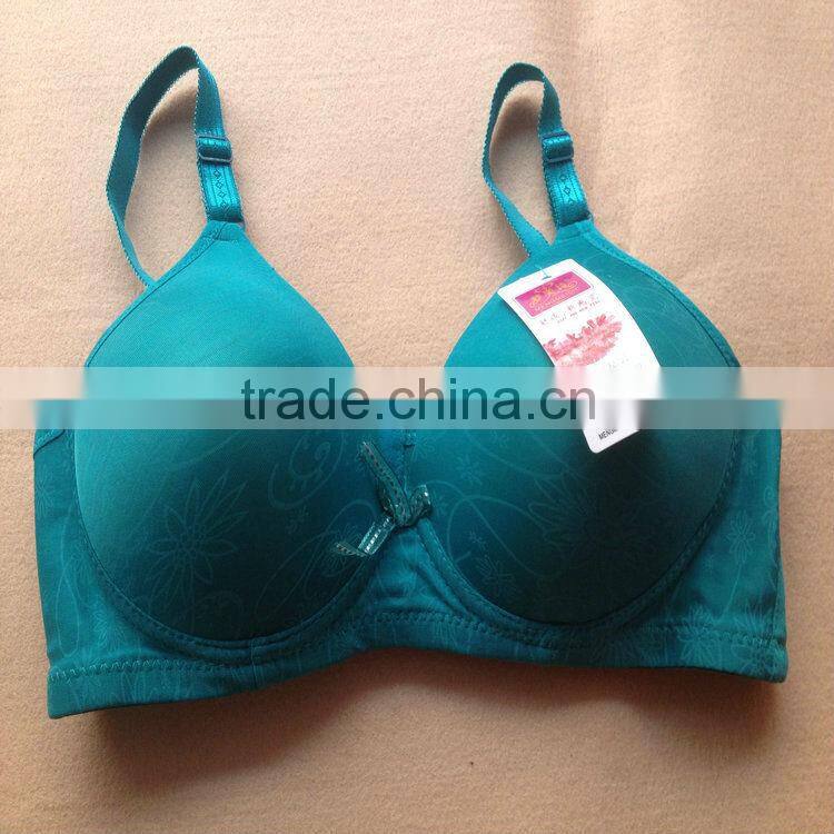 0.89USD 36-42C Cup High Quality Adjustable Fashional Ladies Sexy Bra Without Rim Inside, Fat Women Push Up Sexy Bra(gdwx201)