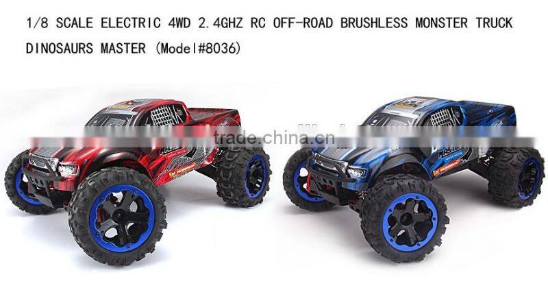 1/8 scale model cars rc car top speed remote control toy car manufacturer waterproof