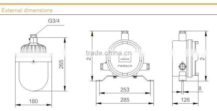 BPC8720 explosion proof platform lamp