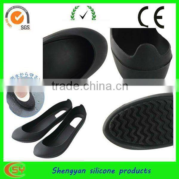 Fashion waterproof rubber shoe covers for women