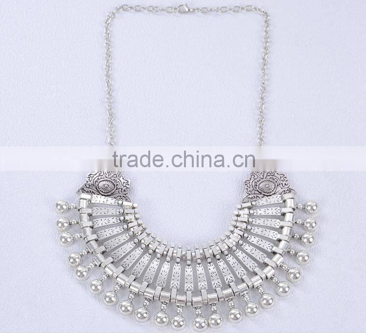 Vintage Simple Coin Necklace 2015 Fashion Women Jewelry Statement Necklace