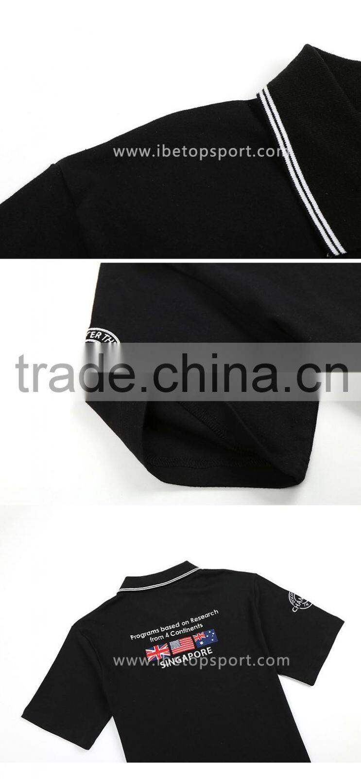 2016 Embroidery logo New Design Cheap high quality polo shirt