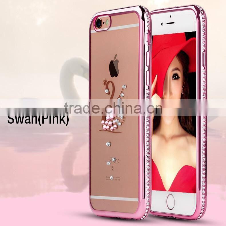 2016 new products ultra thin stylish tpu shinning glitter cell phone case cover for iphone 6/6s