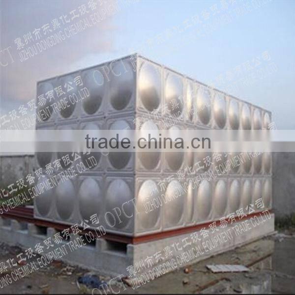 Square type galvanized steel panel assembly water tank