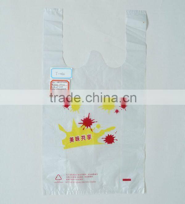 Huge Customer Request Printed T-shirt Bags Transparent