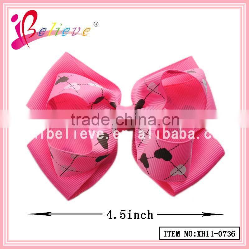 Wholesale boutique hairgrips handmade valentine day hair accessories