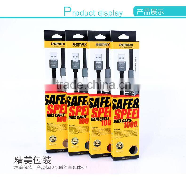 High Quality Remax Double sided Micro USB cable For Samsung and more Android Devices