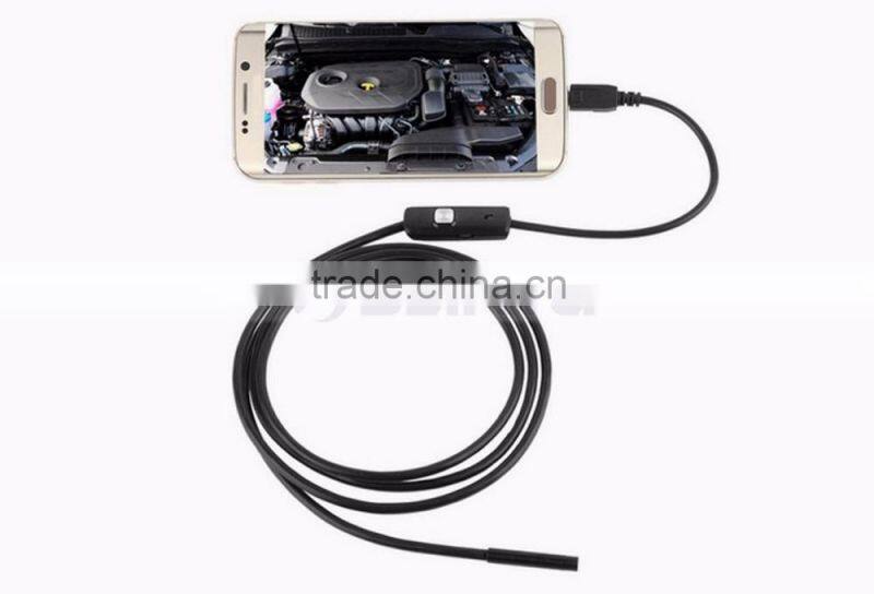 6 White LED 1 Meter to 5 Meter Micro USB Android Phone Rigid Endoscope