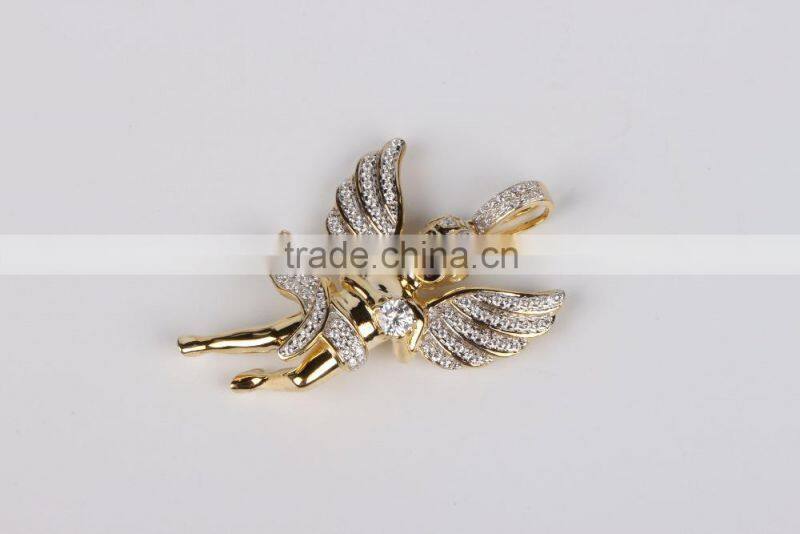 Christmas gift pendant angel neacklace 925 silver pendant wholesale