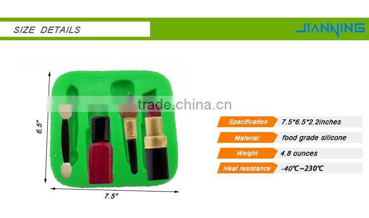 Lipstick Silicone Fondant Mould Cake Sugarcraft Chocolate Decorating Baking Mold