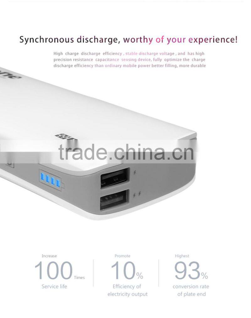 Universal 10000mah Backup External Battery Usb Power Bank Charger for Cell Phone 4s 5s