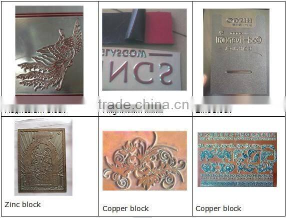 Zinc Plate Etching Machine