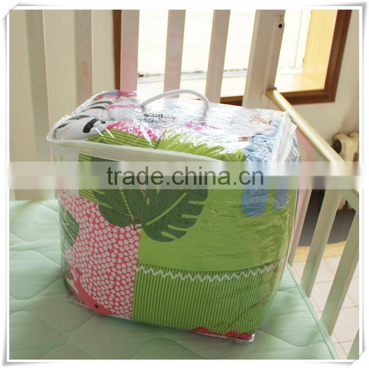 pink animals baby fitted bed skirt from professional manufacturer
