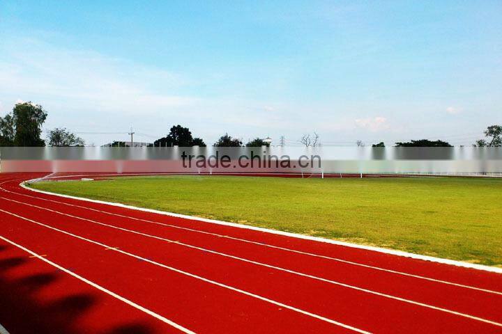 Full polyurethane spray coating running track, polyurethane flooring materials