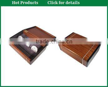 2015 wholesale custom design luxury wooden coin collect case