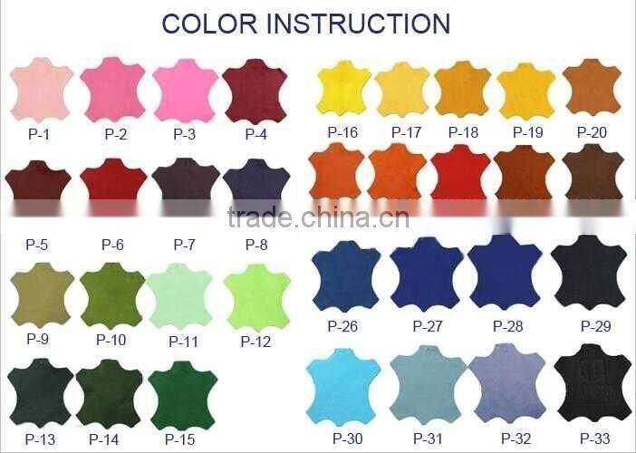 Women classic black faux suede gloves with rabbit fur ball