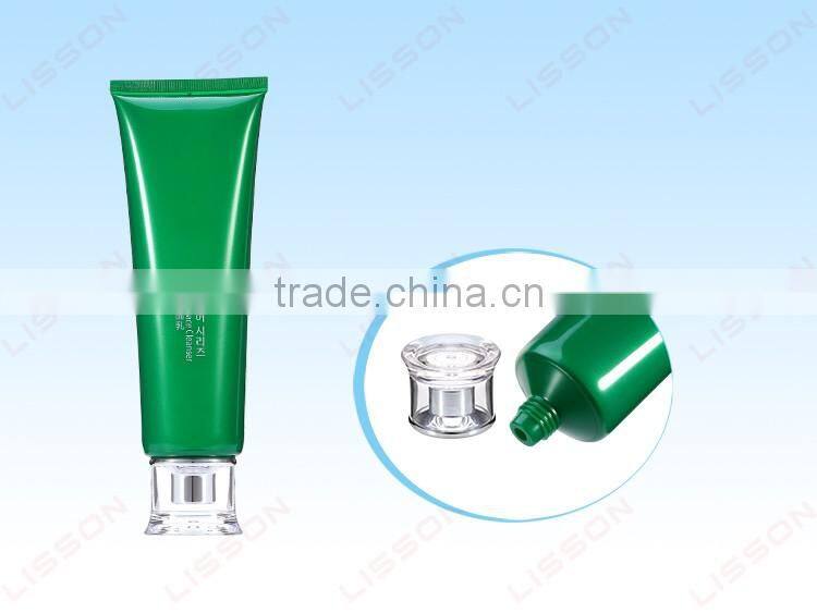 70ml-180ml Special Transparent Acrylic Cap Hand Cream PE Tube