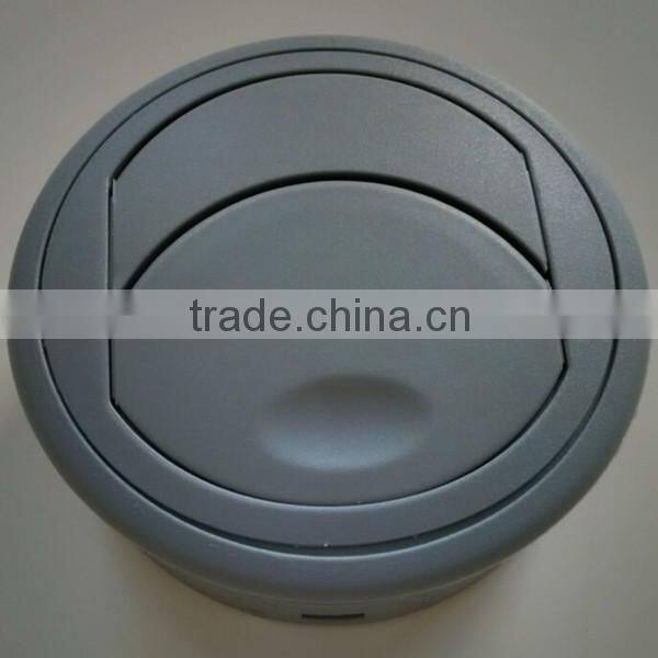 adjustable black round auto air vent