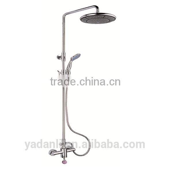 Lotus overhead shower single lever hot and cold water mixer shower