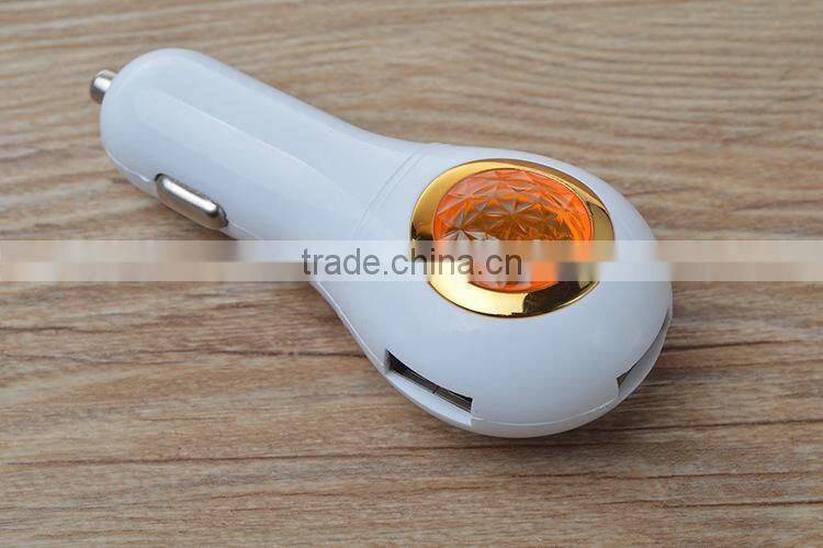 Wholesale car charger mini 3 port USB car charger adapter